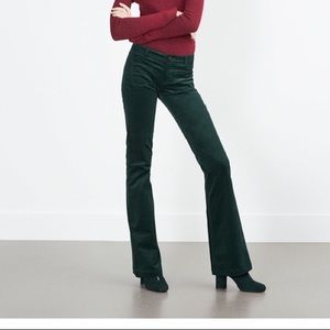 Zara boot leg corduroy pant